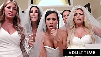 Una Sposa Milf Dal Seno Grande Domina Il Wedding Planner In Un Sesso Di Gruppo Interrazziale