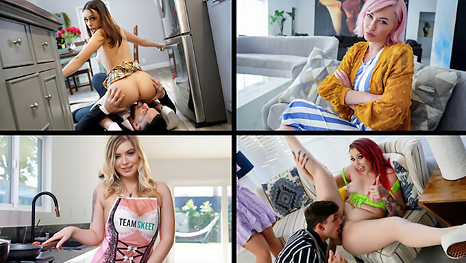 Een Eersteklas Compilatie Van Gezichtsscenes Met Jane Wilde, Arietta Adams, Adira Allure En Sera Ryder.