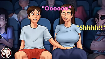 Corrida En El Cine Con Tu Hermanastra En El Juego Hentai